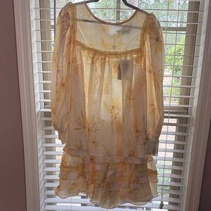 Yellow Skirt and Blouse Set